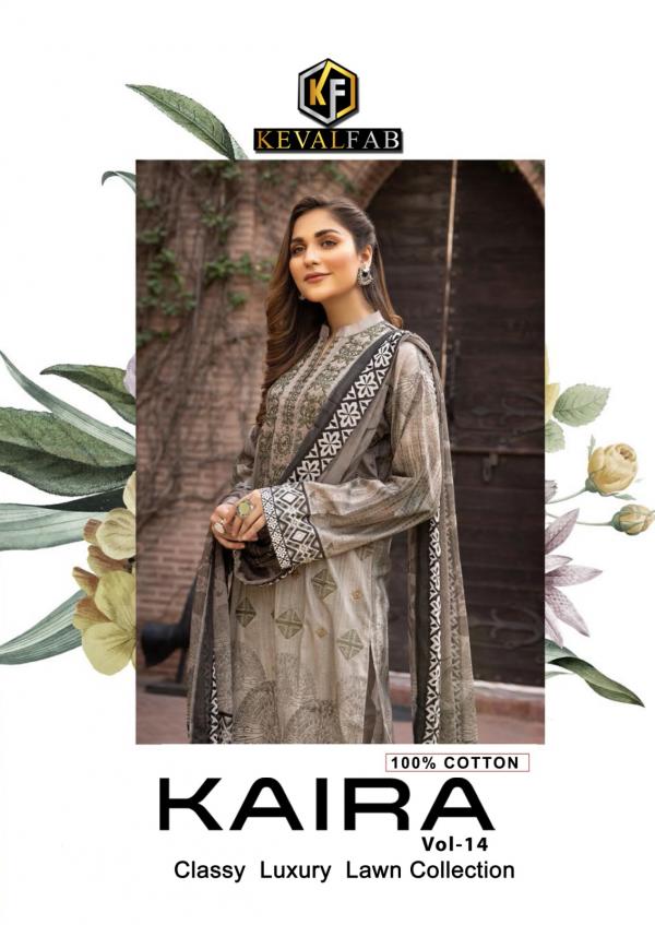 Keval Kaira Vol-14 Cotton Designer Pakistani Dress Material